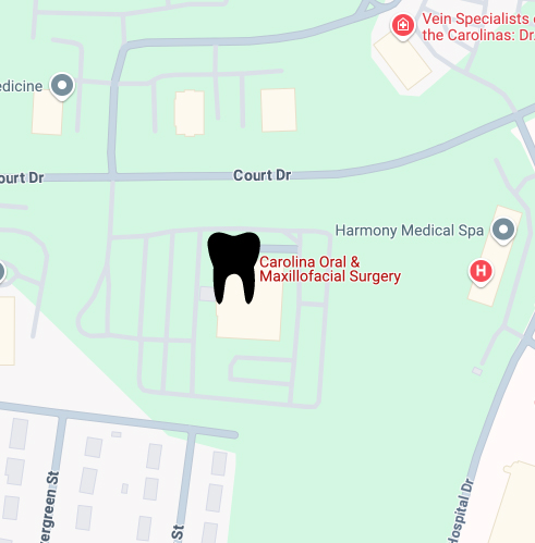 Carolina Oral & Maxillofacial Surgery pinpoint on a map